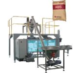 Автоматична претегляща машина за пълнене и запечатване на пакети за 25 кг кафе на прах