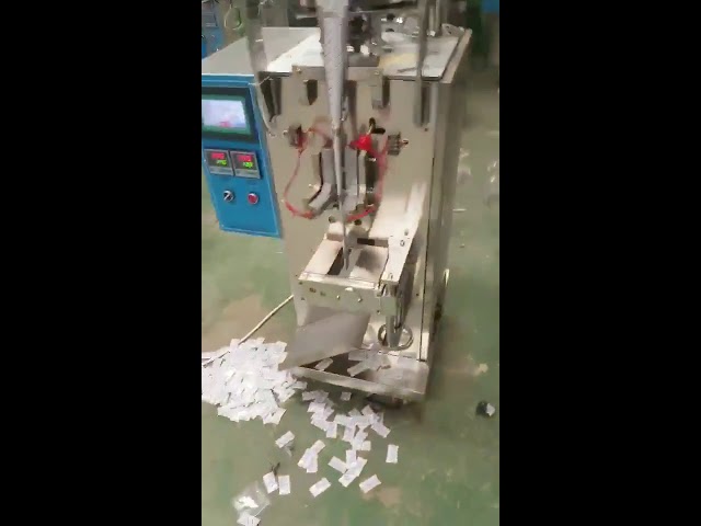 Китай доставчик Автоматична вертикална възглавница торбичка чипс течна закуска опаковъчна машина
